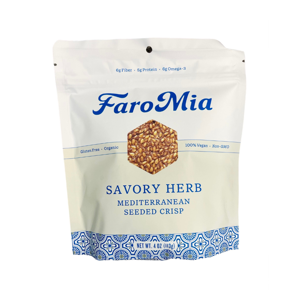 FaroMia Gluten Free Savory Seeded Crisps