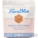 FaroMia Sweet Cinnamon Mediterranean Seeded Crisps - 2 pack