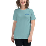 FaroMia Women's Relaxed T-Shirt - Blue Logo